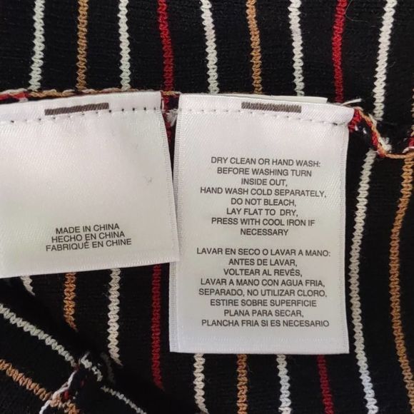 Anne Klein Striped Half Sleeve Sweater Top XS - Picture 9 of 12